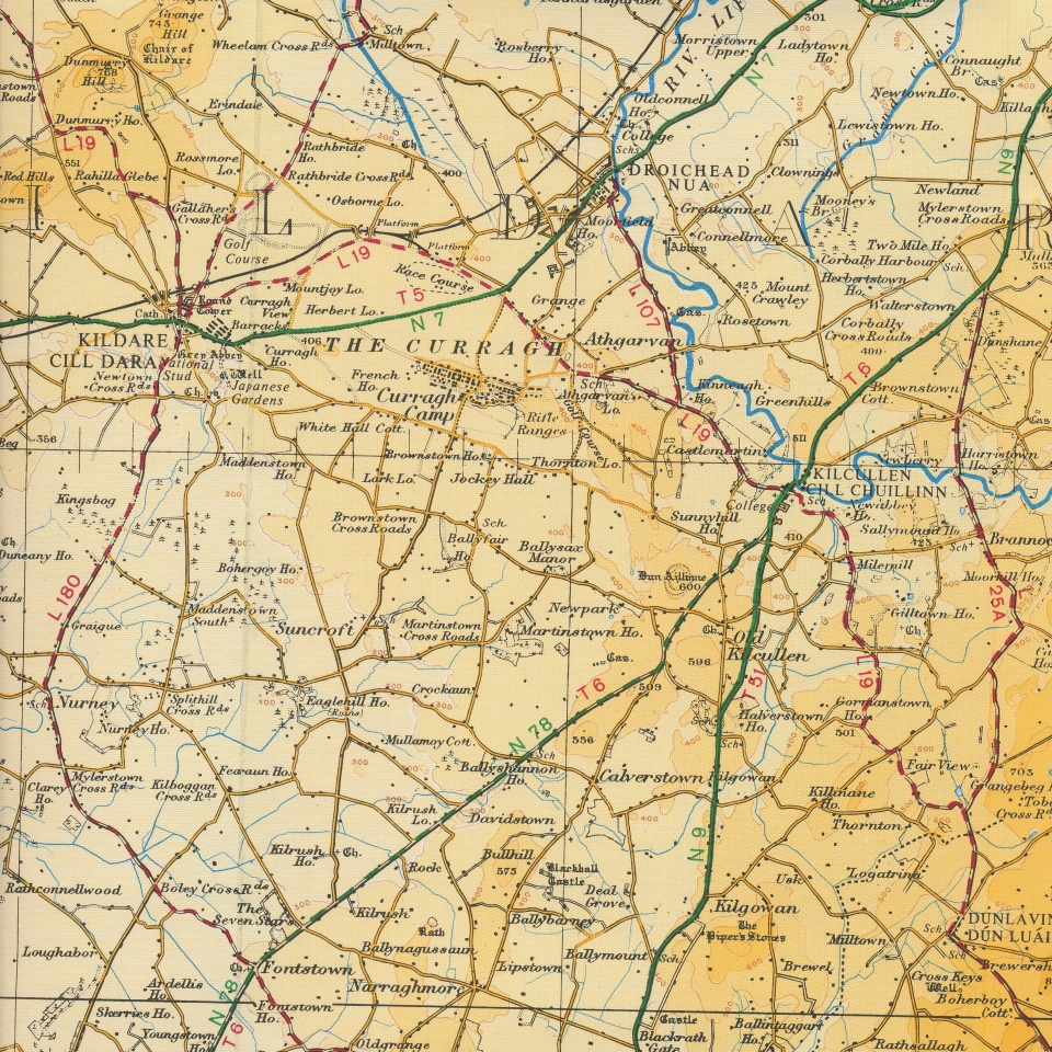 Curragh map